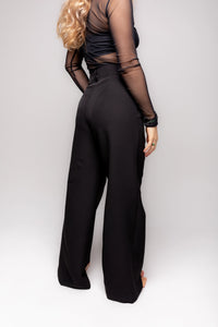 Black formal trousers for women