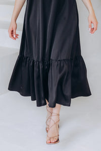 Black midi sundress