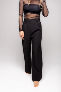 Black work trousers ladies