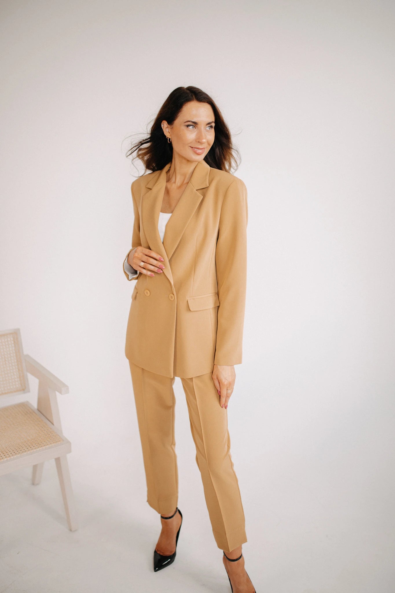 Camel women's blazer