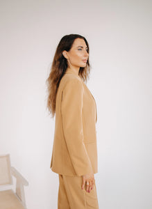 Camel women's blazer