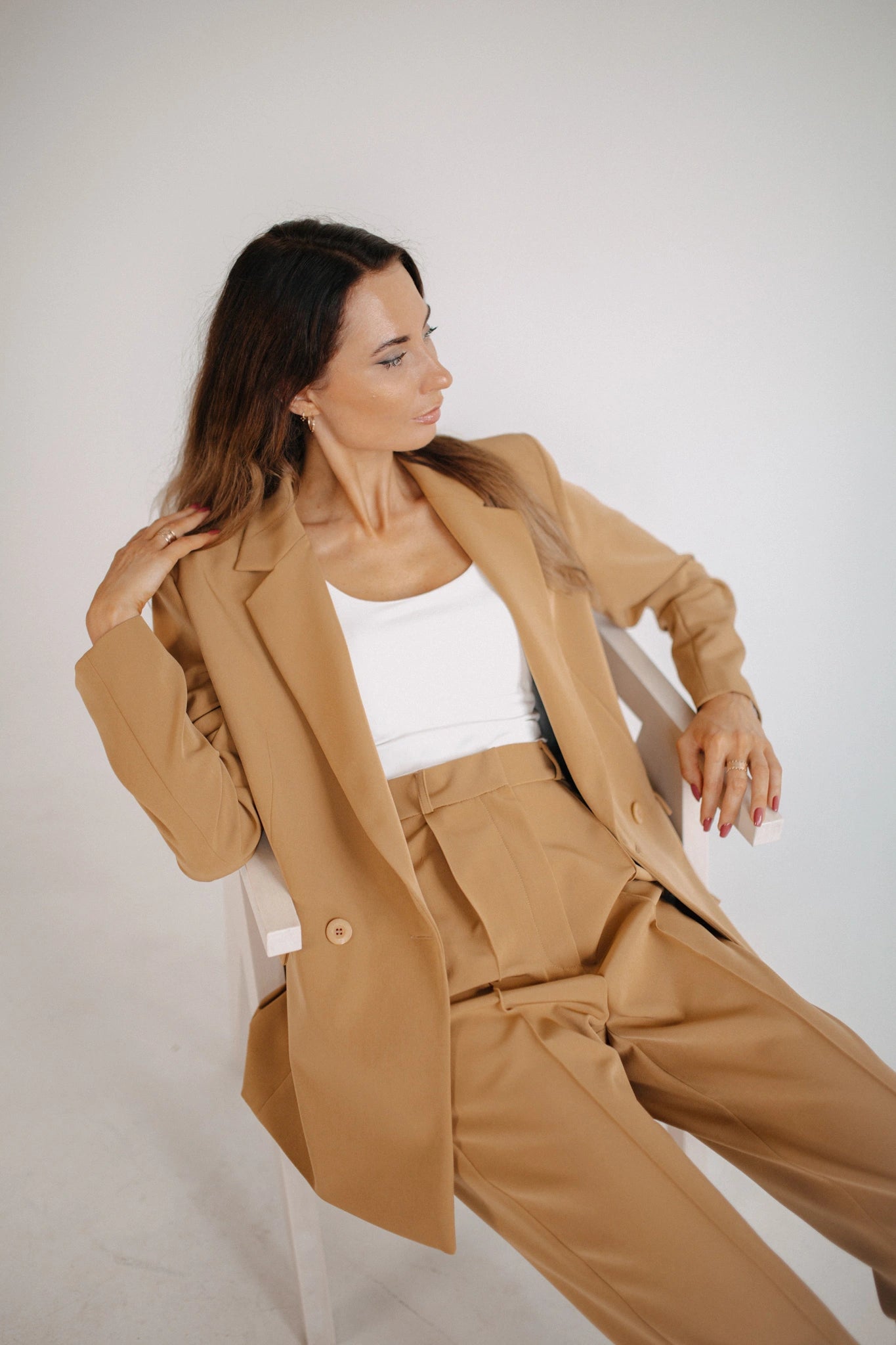 Camel women's blazer