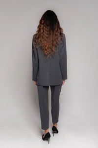 Dark gray women's blazer