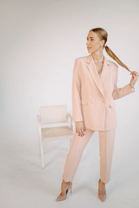 Peach blazer womens