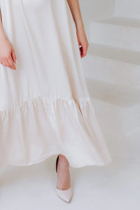 White midi sundress