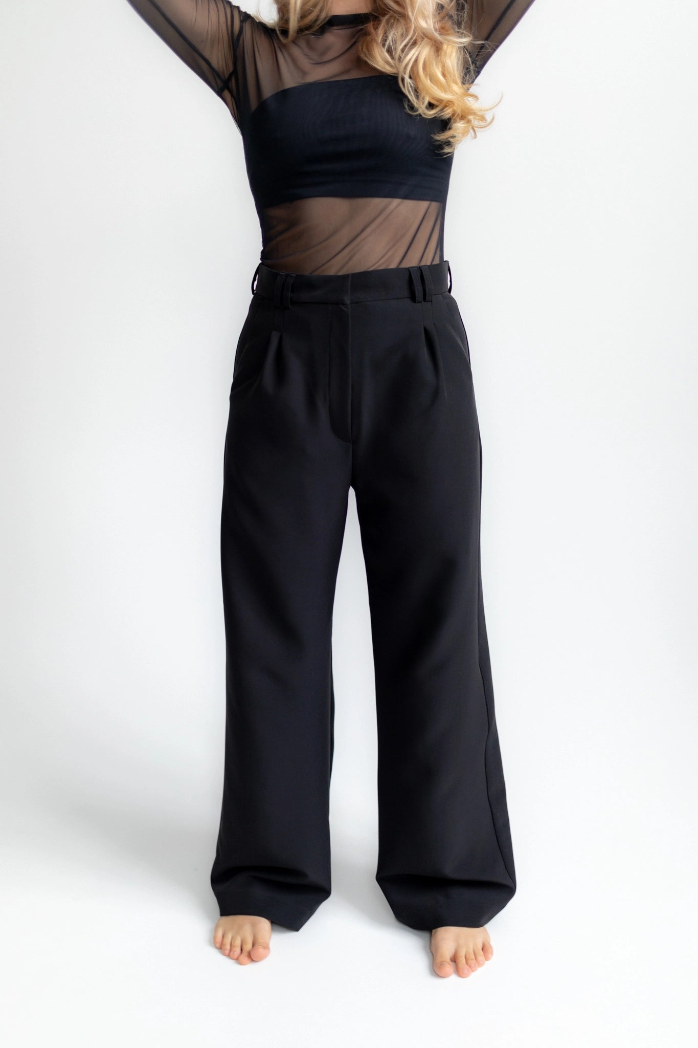 Women's black work pants