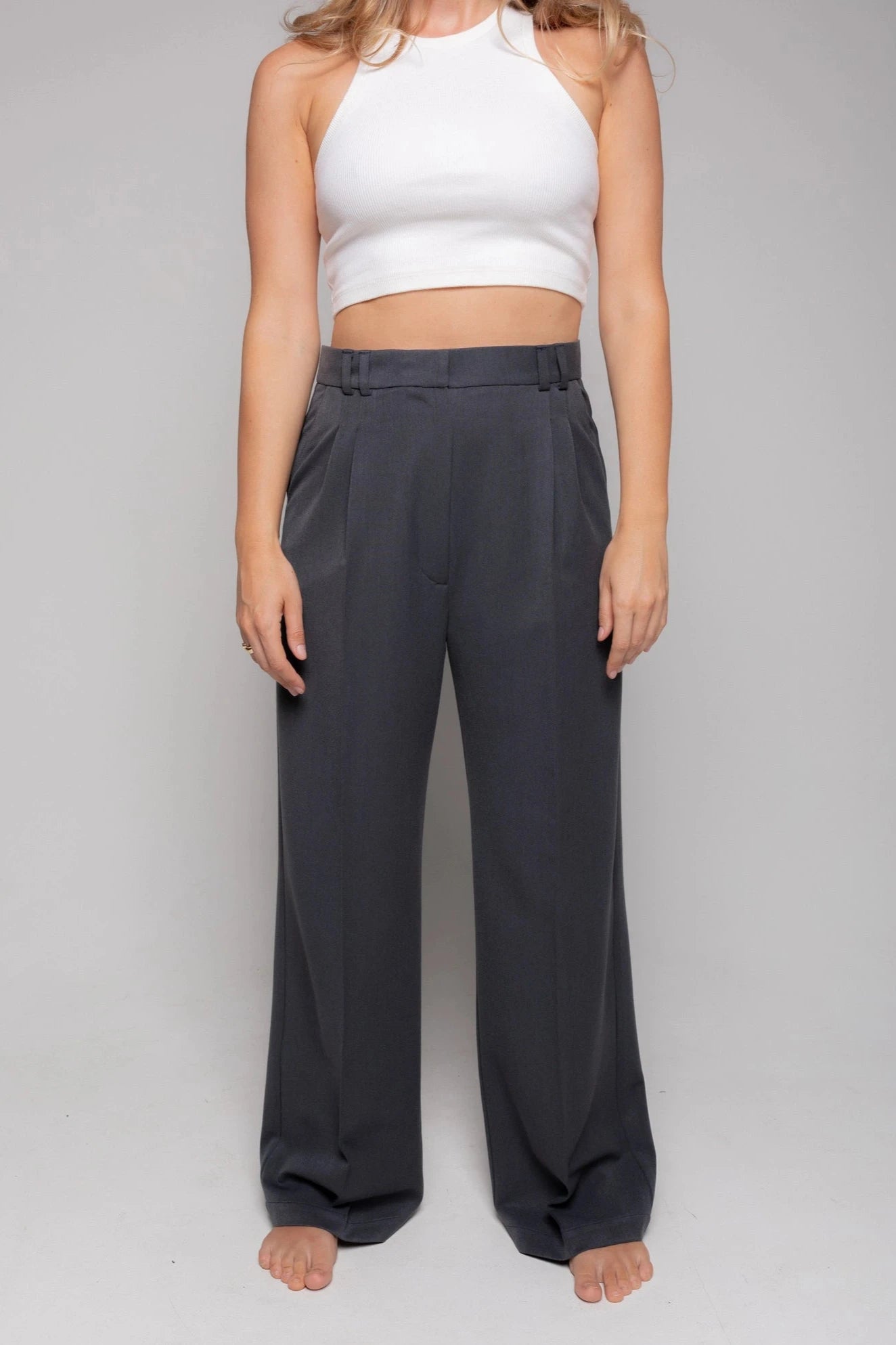 Womens dark grey trousers